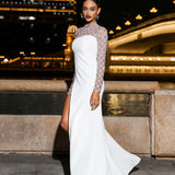 Foster Net Rhinestone Mesh Dress