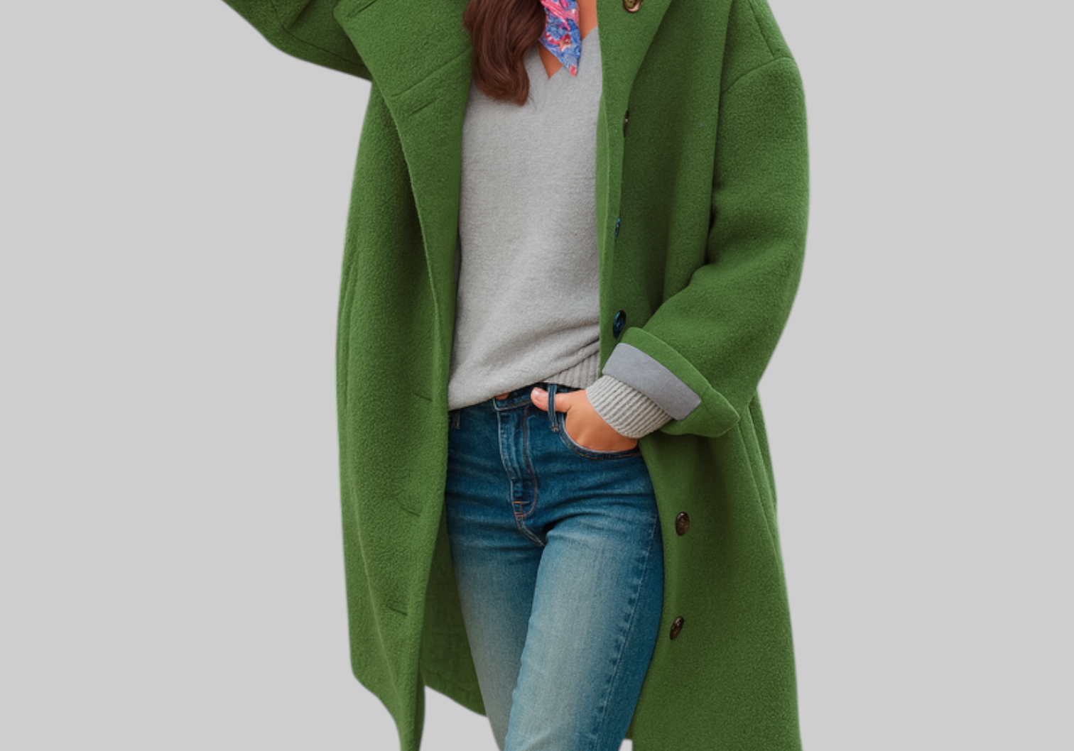 Freja | Comfortable Mid-Length Everyday Coat