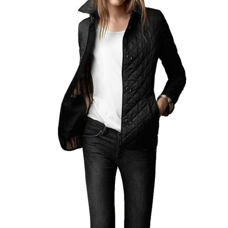 Dakota - Quilted Button Coat