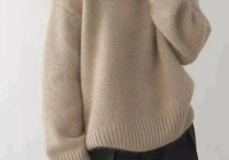Amaya | Luxury Cashmere Roll-Neck Jumper