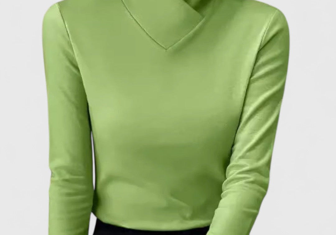 Clair | Elegant High-Neck Jumper