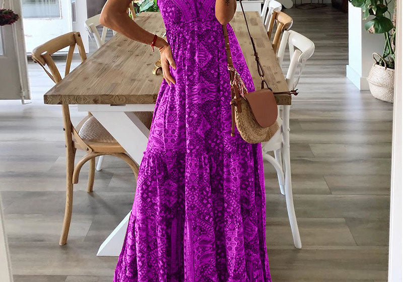 Gweneth | Sleeveless Boho Dress