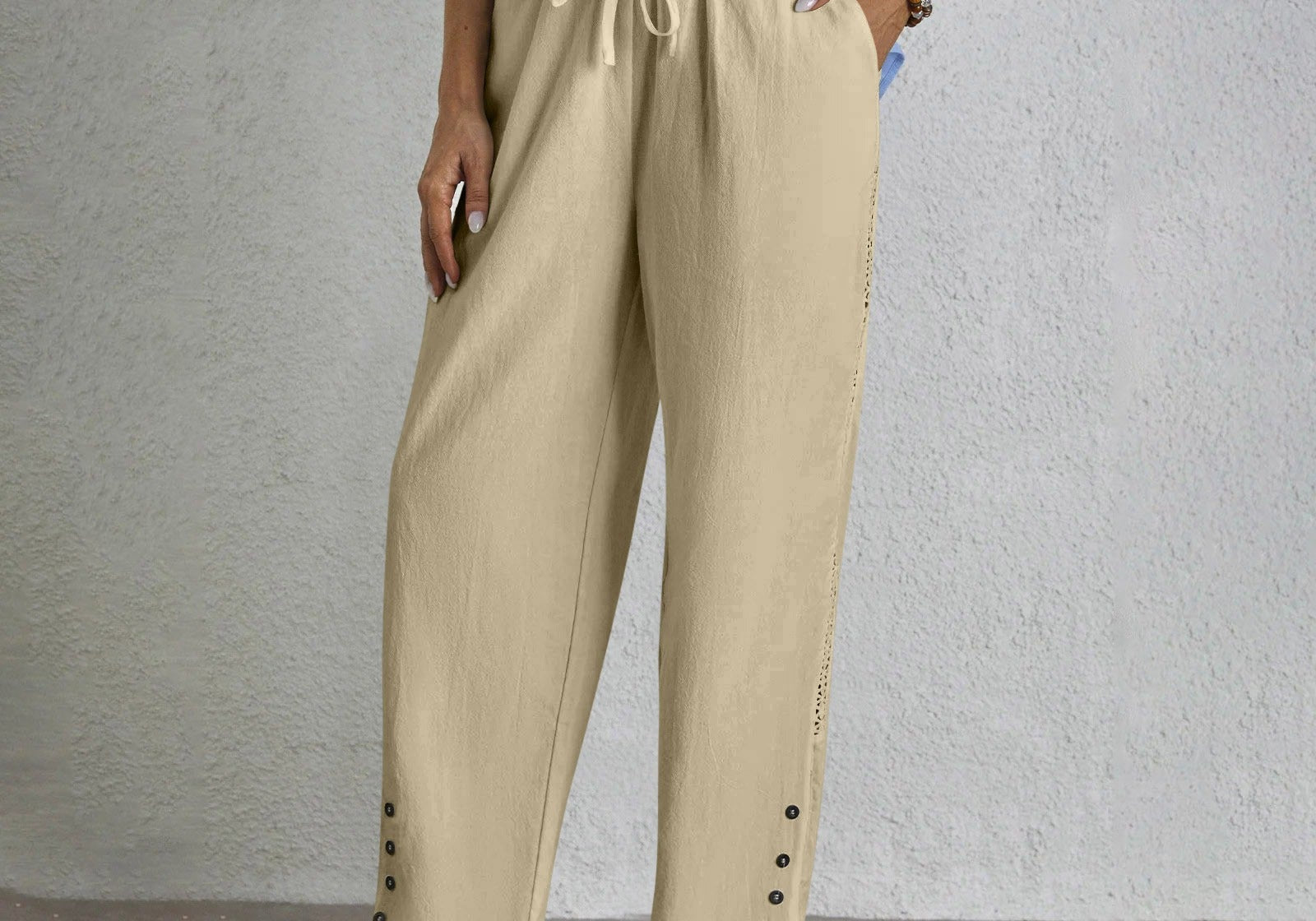 Shania | Relaxed Buttoned Trousers
