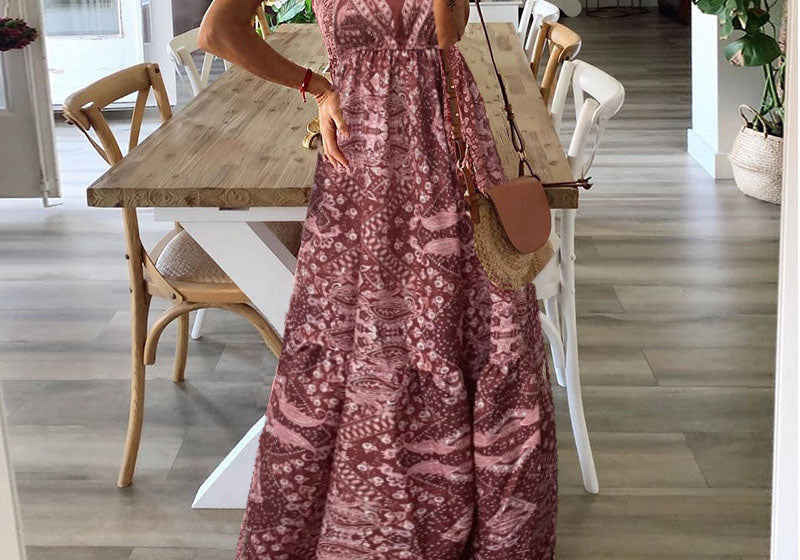 Gweneth | Sleeveless Boho Dress