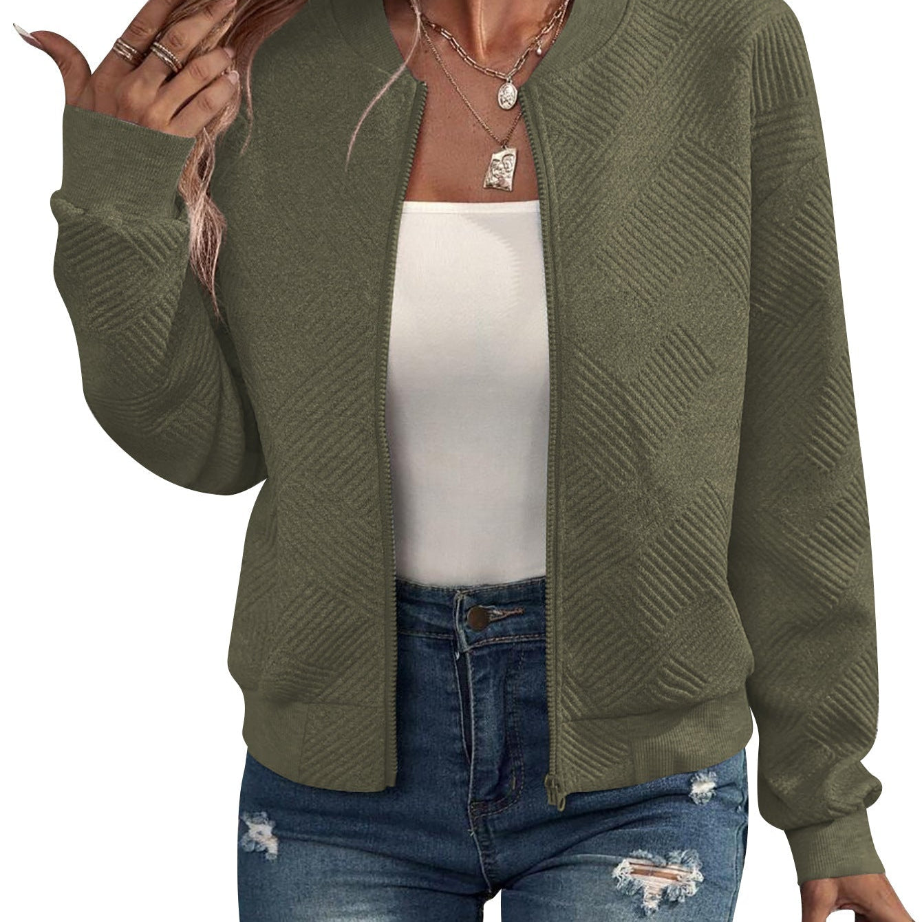 Miranda - Structured Bomber Jacket