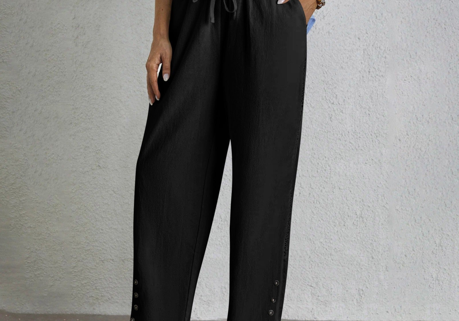 Shania | Relaxed Buttoned Trousers