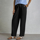 Shania | Relaxed Buttoned Trousers
