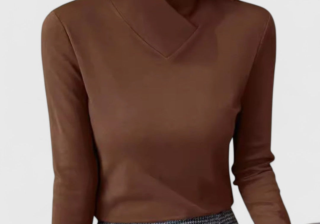 Clair | Elegant High-Neck Jumper