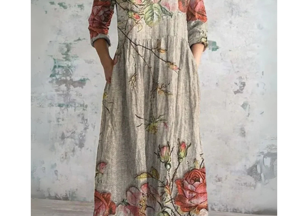Eleanor | Vintage Floral Maxi Dress