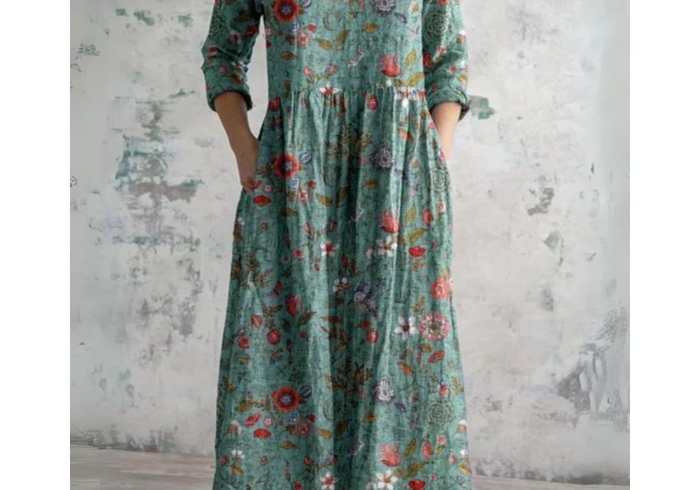 Eleanor | Vintage Floral Maxi Dress