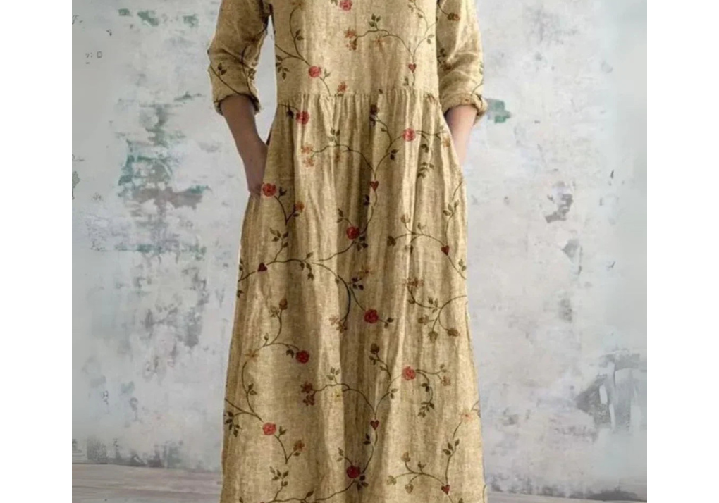 Eleanor | Vintage Floral Maxi Dress