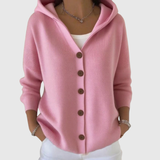 Comfort Hooded Knit Cardigan