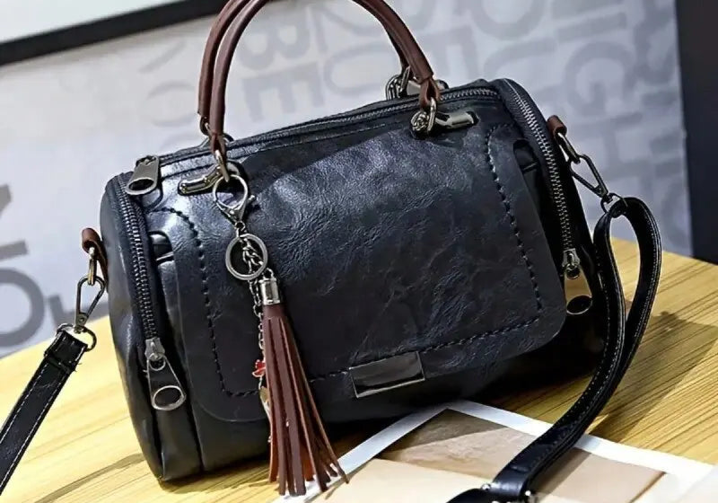 Julie™ | Textured Leather Bag