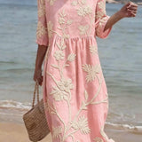 Casual Floral Print Dress