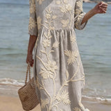 Casual Floral Print Dress