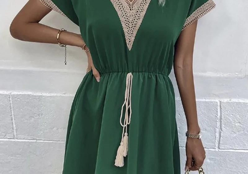 Sabrina | Elegant Bohemian Dress