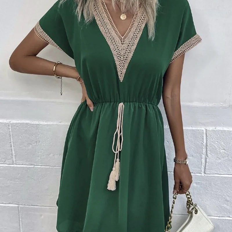 Sabrina | Elegant Bohemian Dress