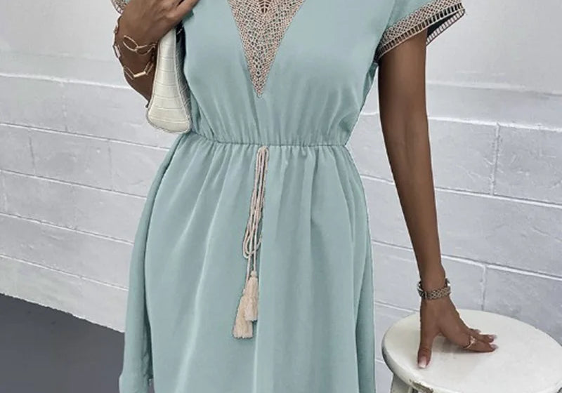 Sabrina | Elegant Bohemian Dress