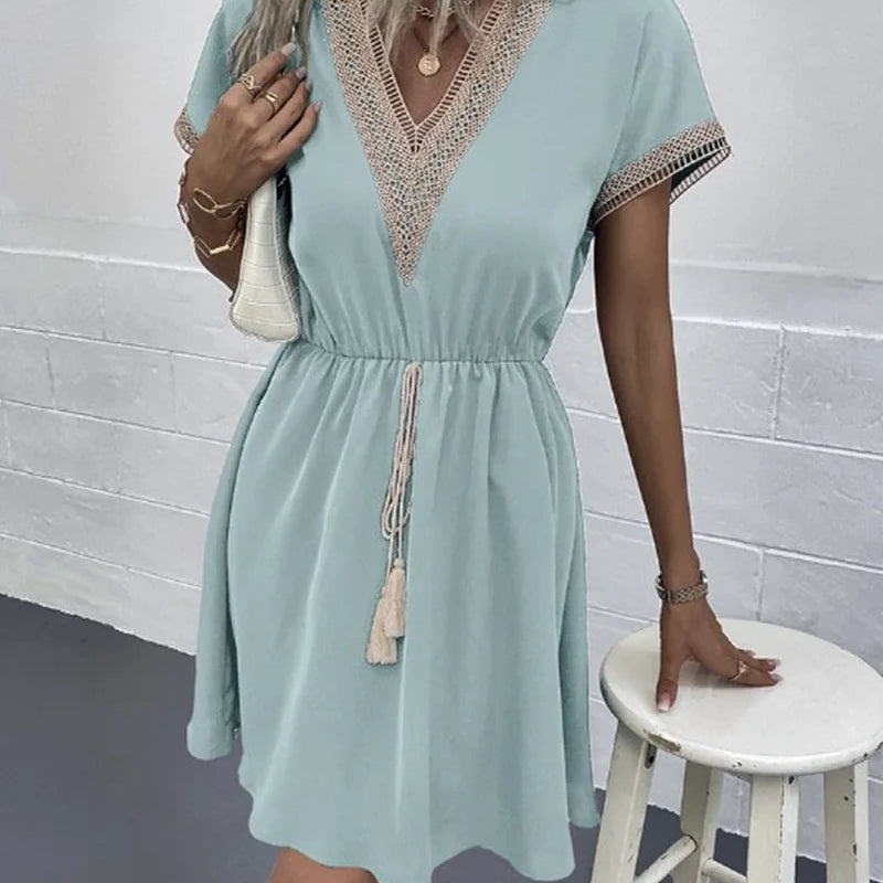 Sabrina | Elegant Bohemian Dress