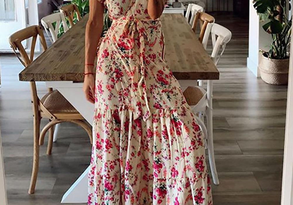 Shera | Floral Maxi Dress