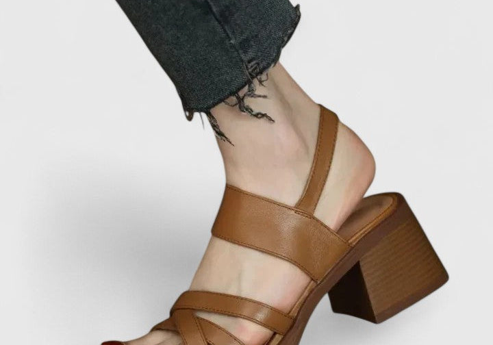 Celeste | Elegant Cross-Strap Sandals