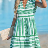 Katrina | Geometric Summer Dress