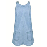 Gertraud - Lässiges Denim-Kleid