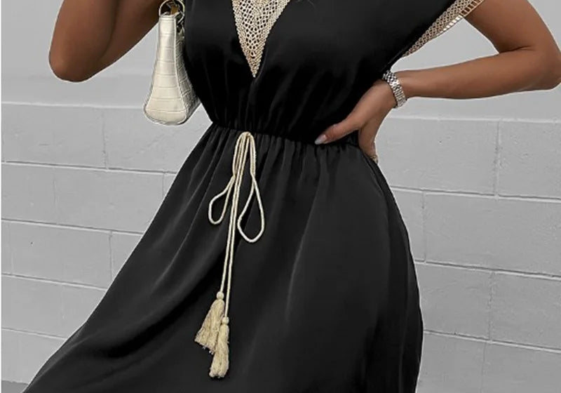 Sabrina | Elegant Bohemian Dress