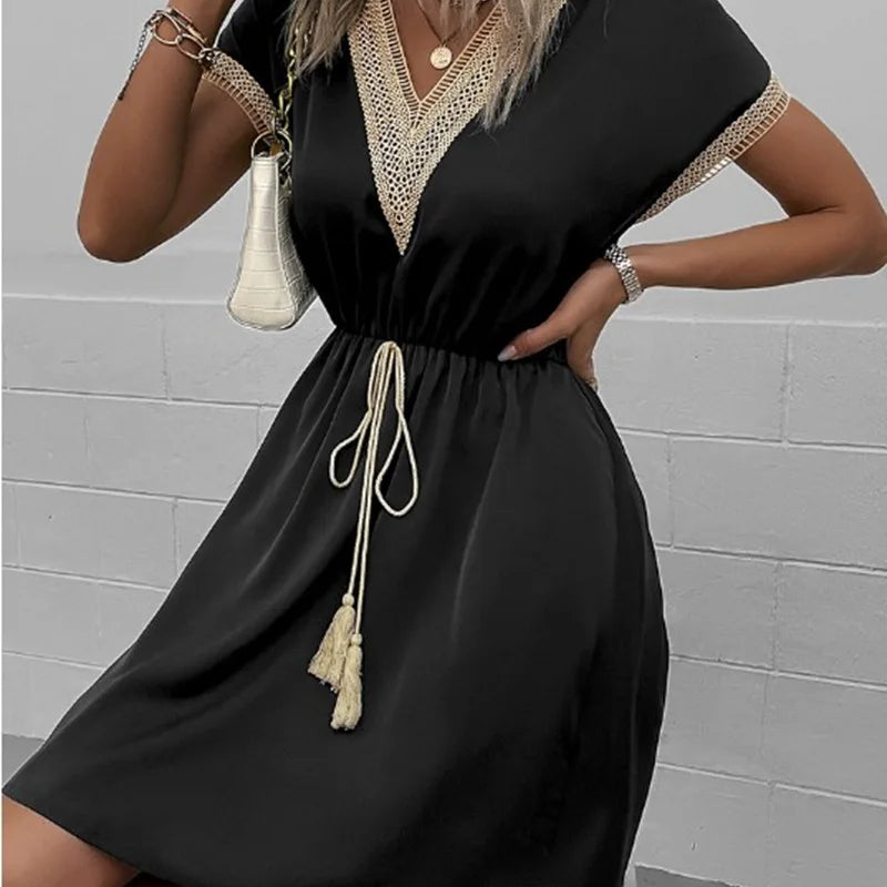 Sabrina | Elegant Bohemian Dress