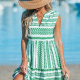 Katrina | Geometric Summer Dress