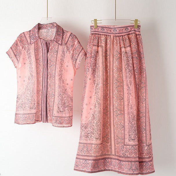 Adele | Two-Piece Bohemian Printed Set