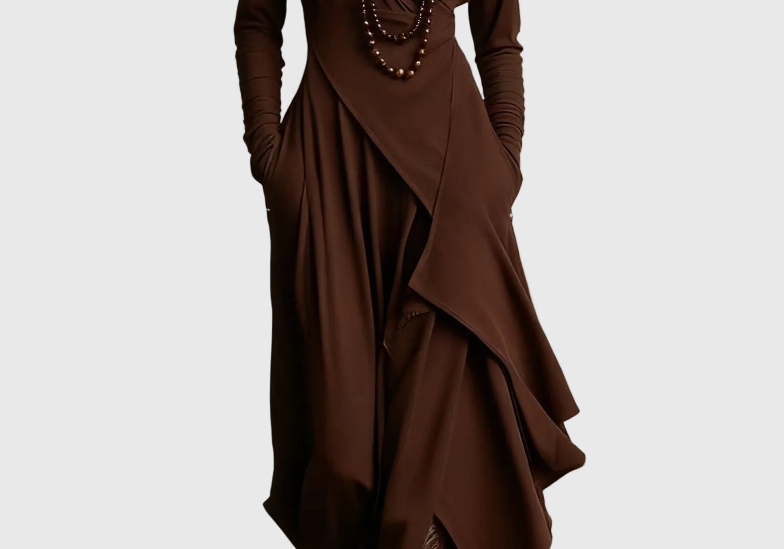 Violet | Pleated Maxi Dress