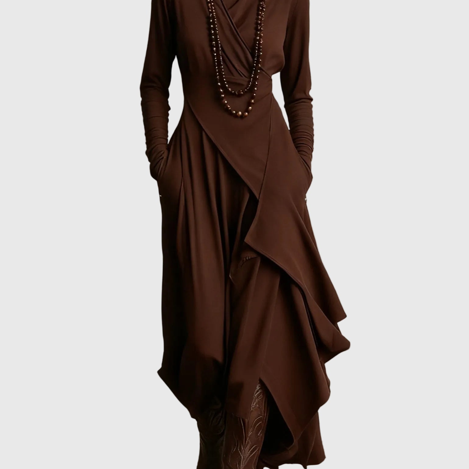 Violet | Pleated Maxi Dress