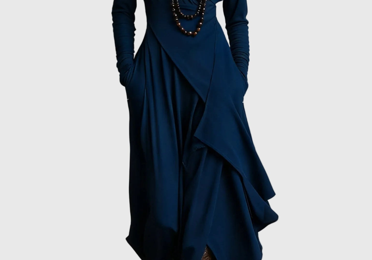 Violet | Pleated Maxi Dress