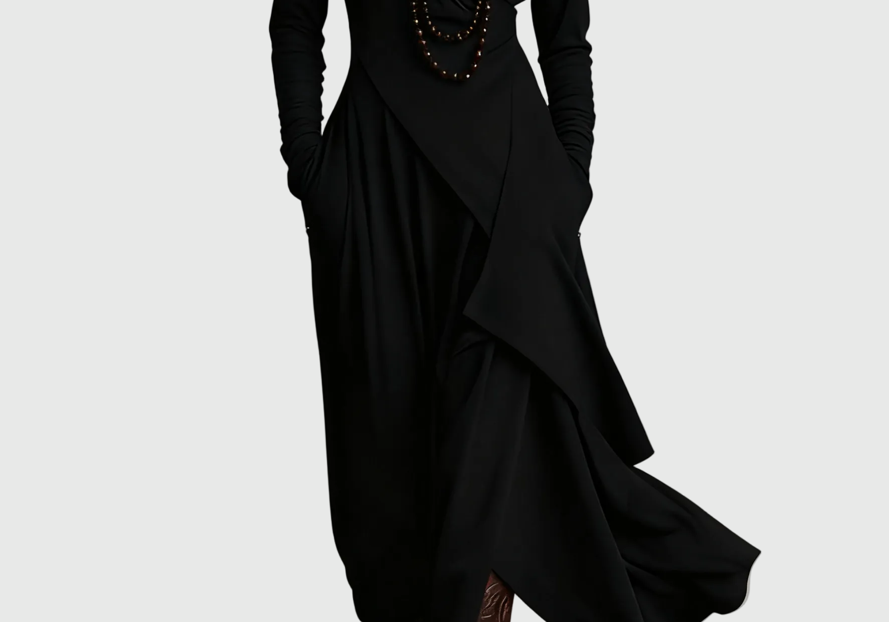 Violet | Pleated Maxi Dress