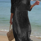 Casual Embroidered Dress