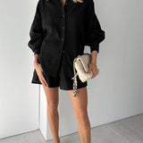 Elizabeth | Lightweight Shirt & Shorts Set