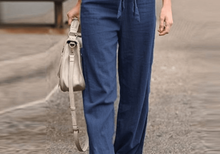 Joleen | Relaxed Women's Drawstring Elastic Waist Trousers