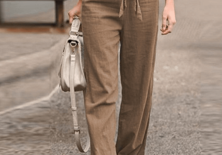 Joleen | Relaxed Women's Drawstring Elastic Waist Trousers