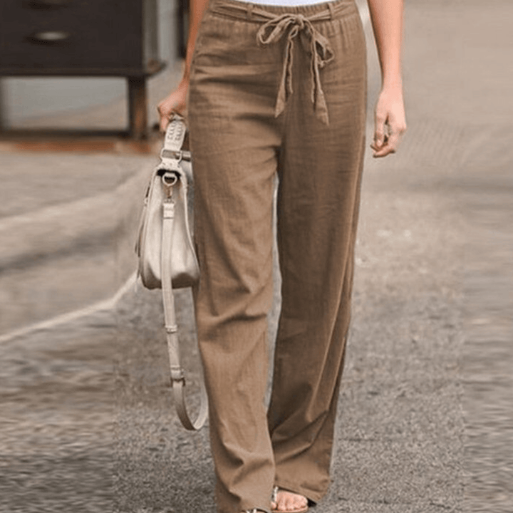 Joleen | Relaxed Women's Drawstring Elastic Waist Trousers