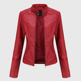 Giorgina™ | Elegant Women's Leather Jacket