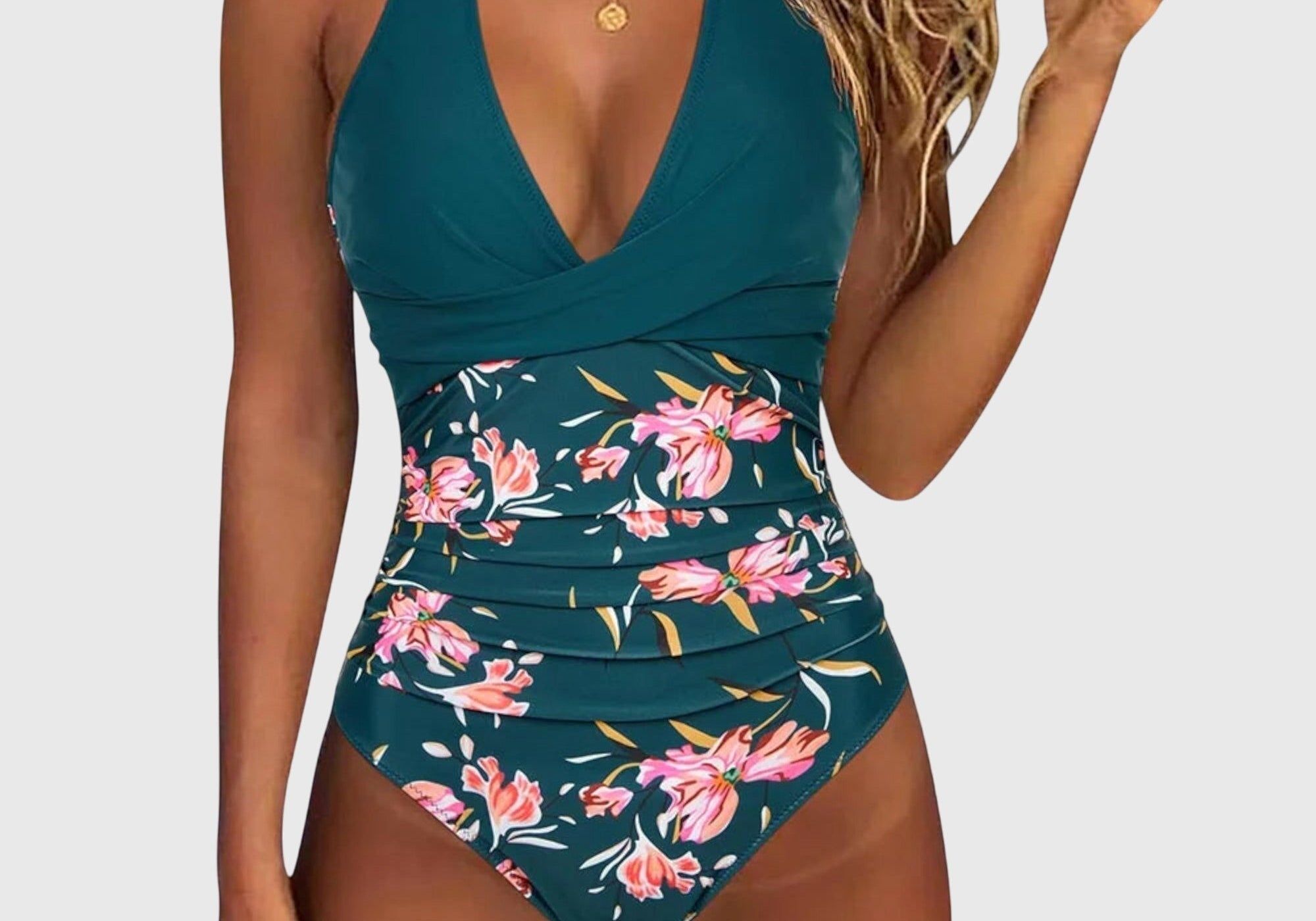 Florence | Elegant V-Neck Swimsuit