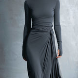 Alba - Maxi Dress with Side Knot