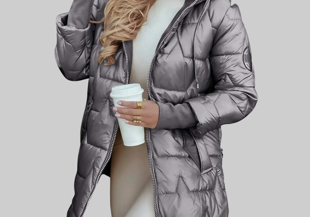 Cecilia | Elegant Hooded Autumn Coat