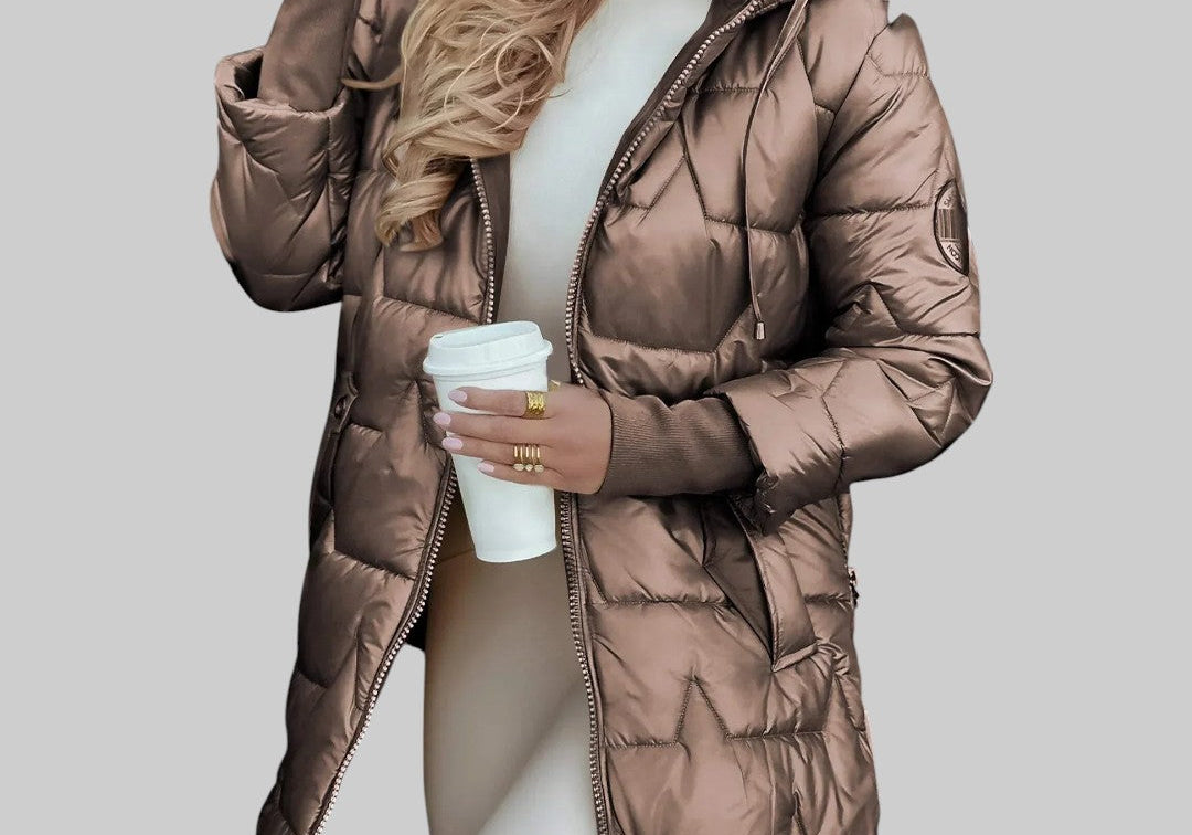 Cecilia | Elegant Hooded Autumn Coat