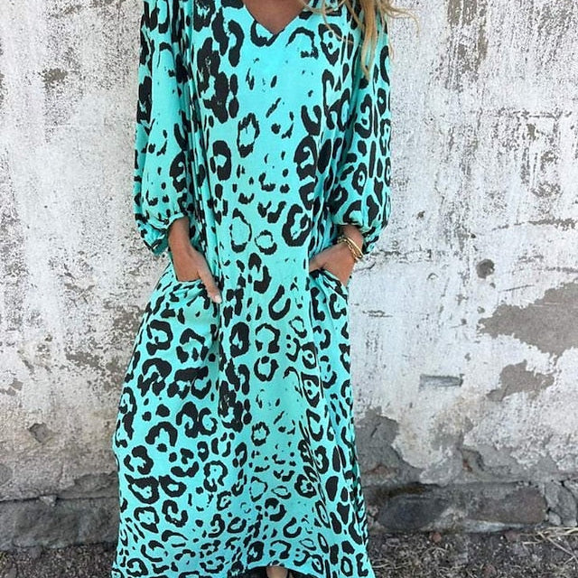 Jessa | Leopard Maxi Dress