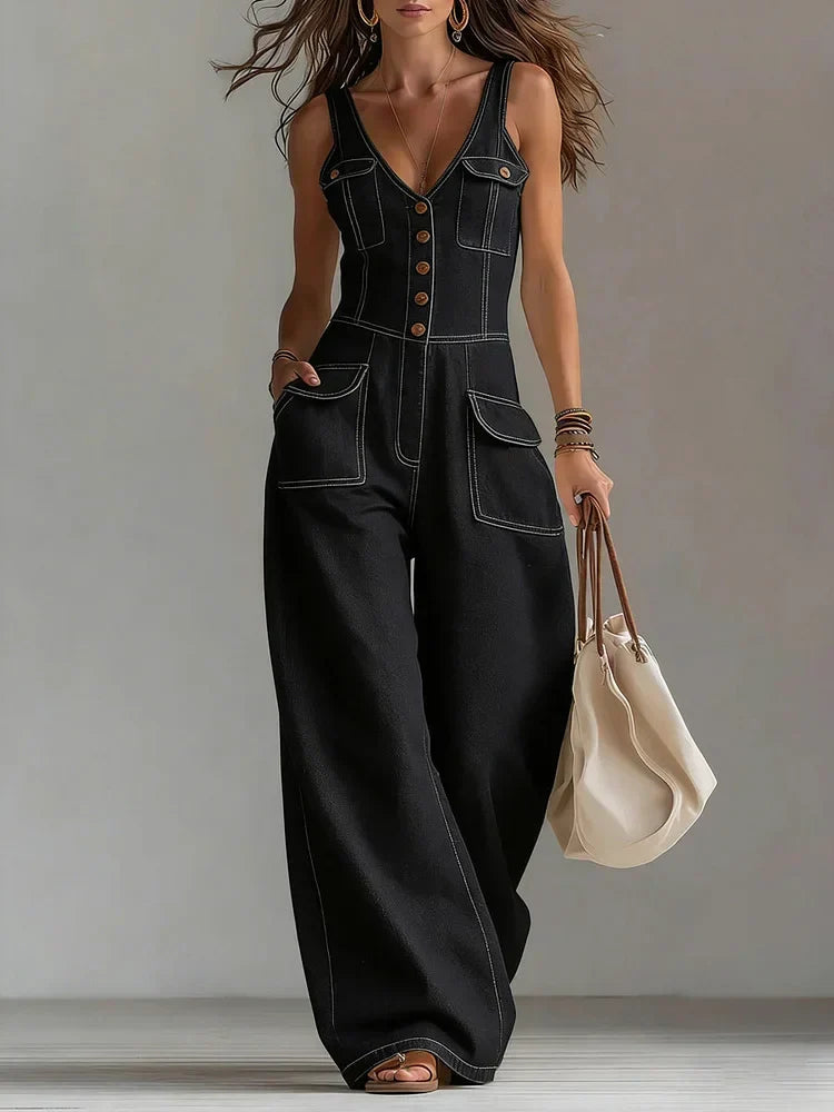 Christiane - Lässige Denim-Latzhose