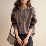 Emily | Cable-Knit Hooded Jumper