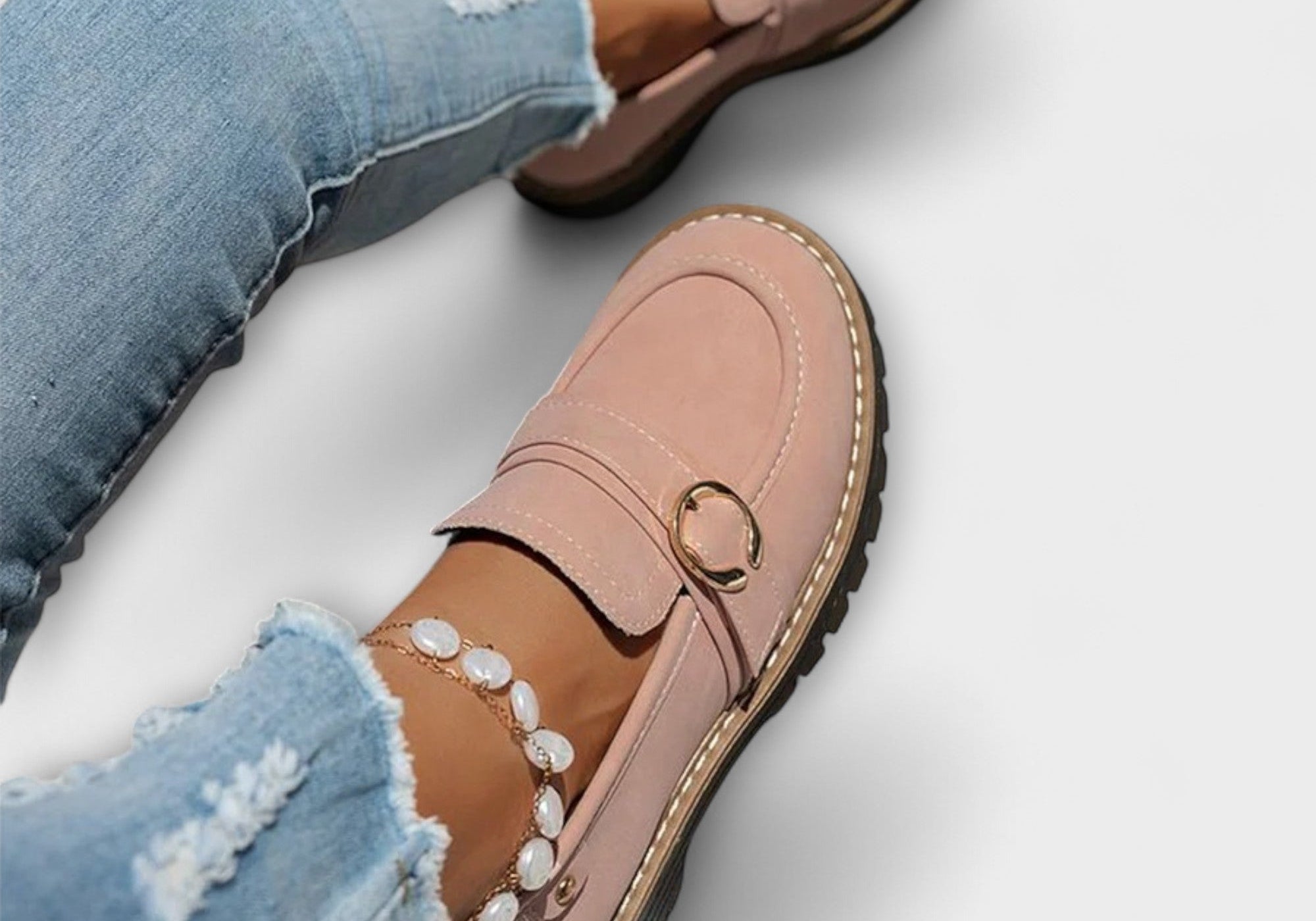 Lora™ | Casual Round-Toe Loafers