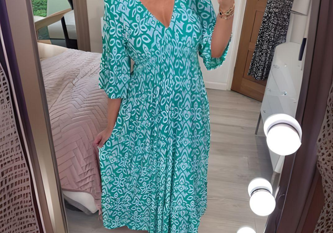 Lillia | Printed Boho Dress